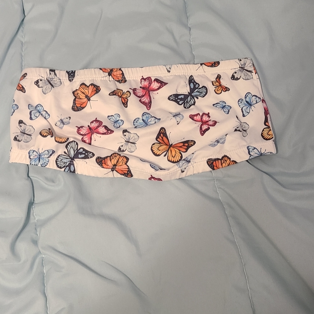 Butterfly tube top